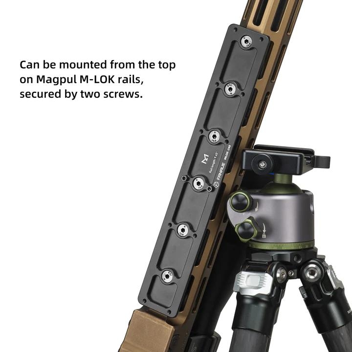 SUNWAYFOTO SMP-300 Guida M-LOK Per Fucili, Lunghezza 300 Mm, Arca Swiss, In Alluminio T6061 Leggero