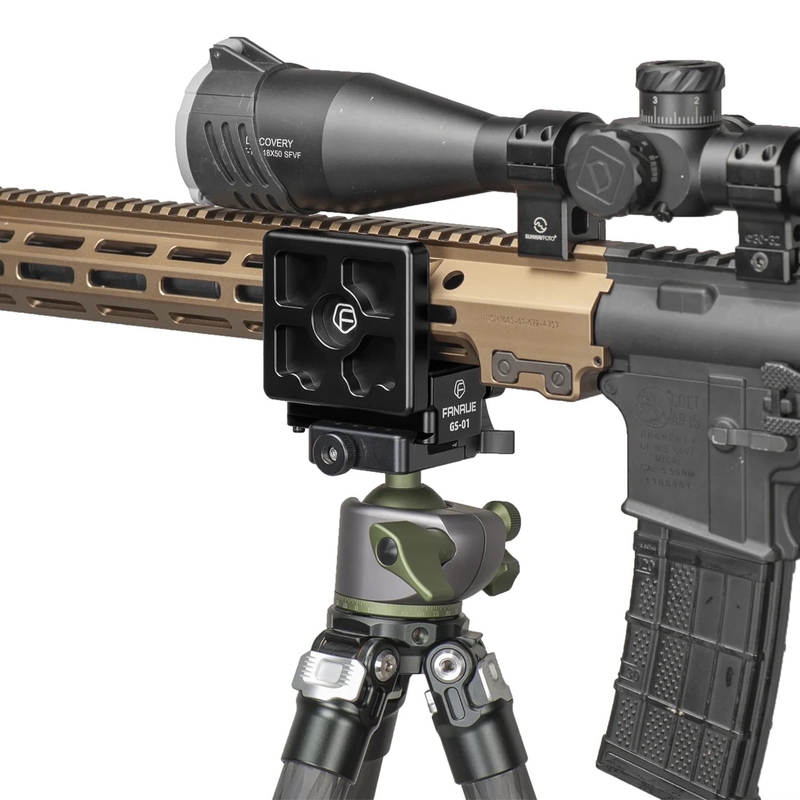 ArcaSwiss Rifle Saddle Mount, Hunting Tripod Clamp with Quick Release