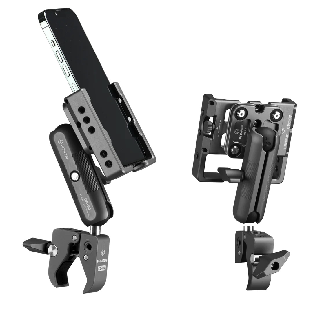 Motorcycle Phone Mount with Vibration Dampener HillTroll